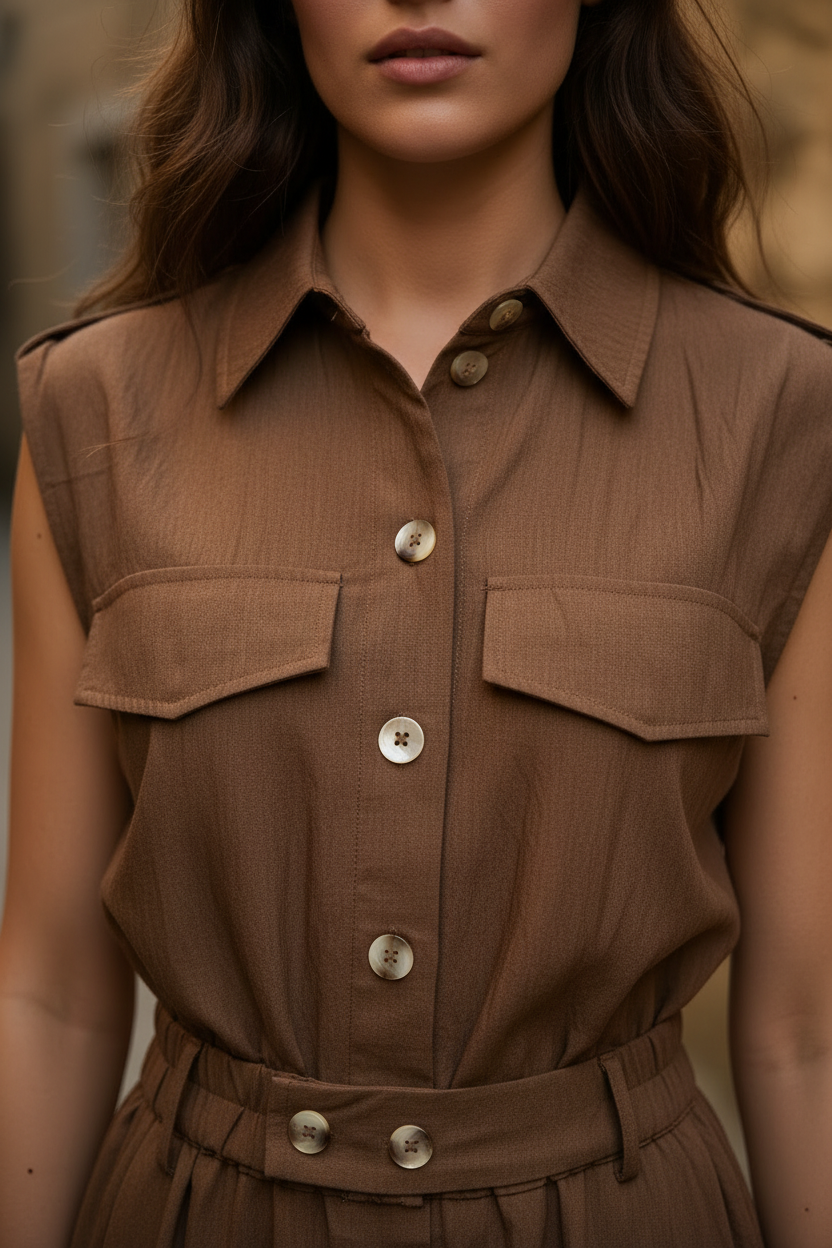 Detalle escote Clara