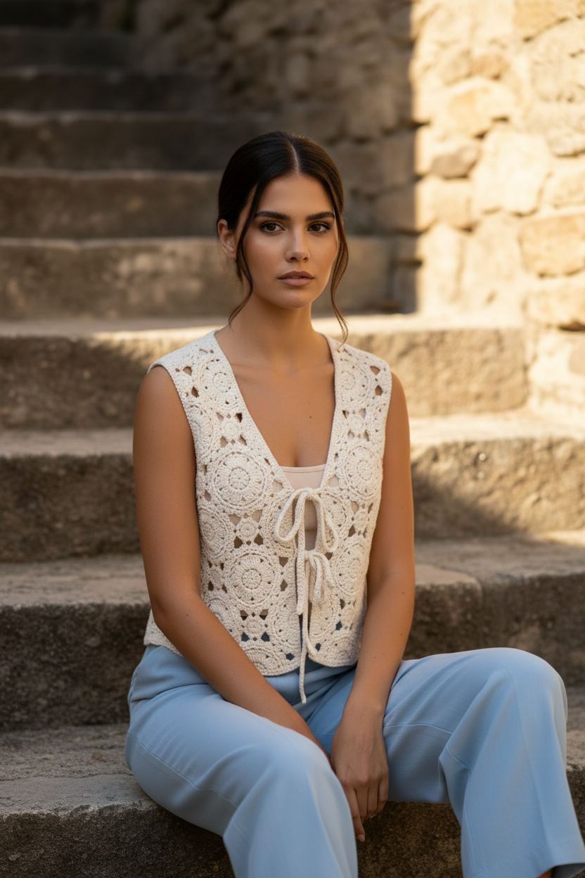 Chaleco crochet