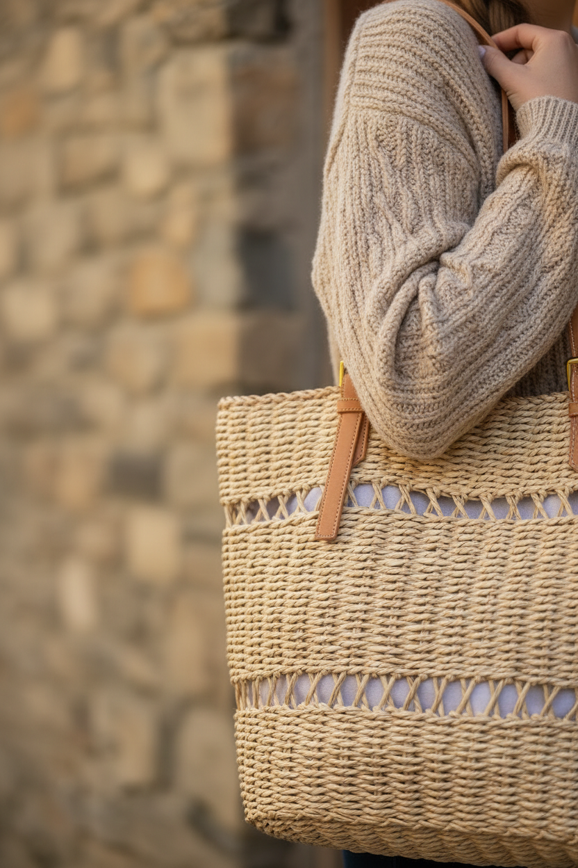Beige - Detalle mano y calado