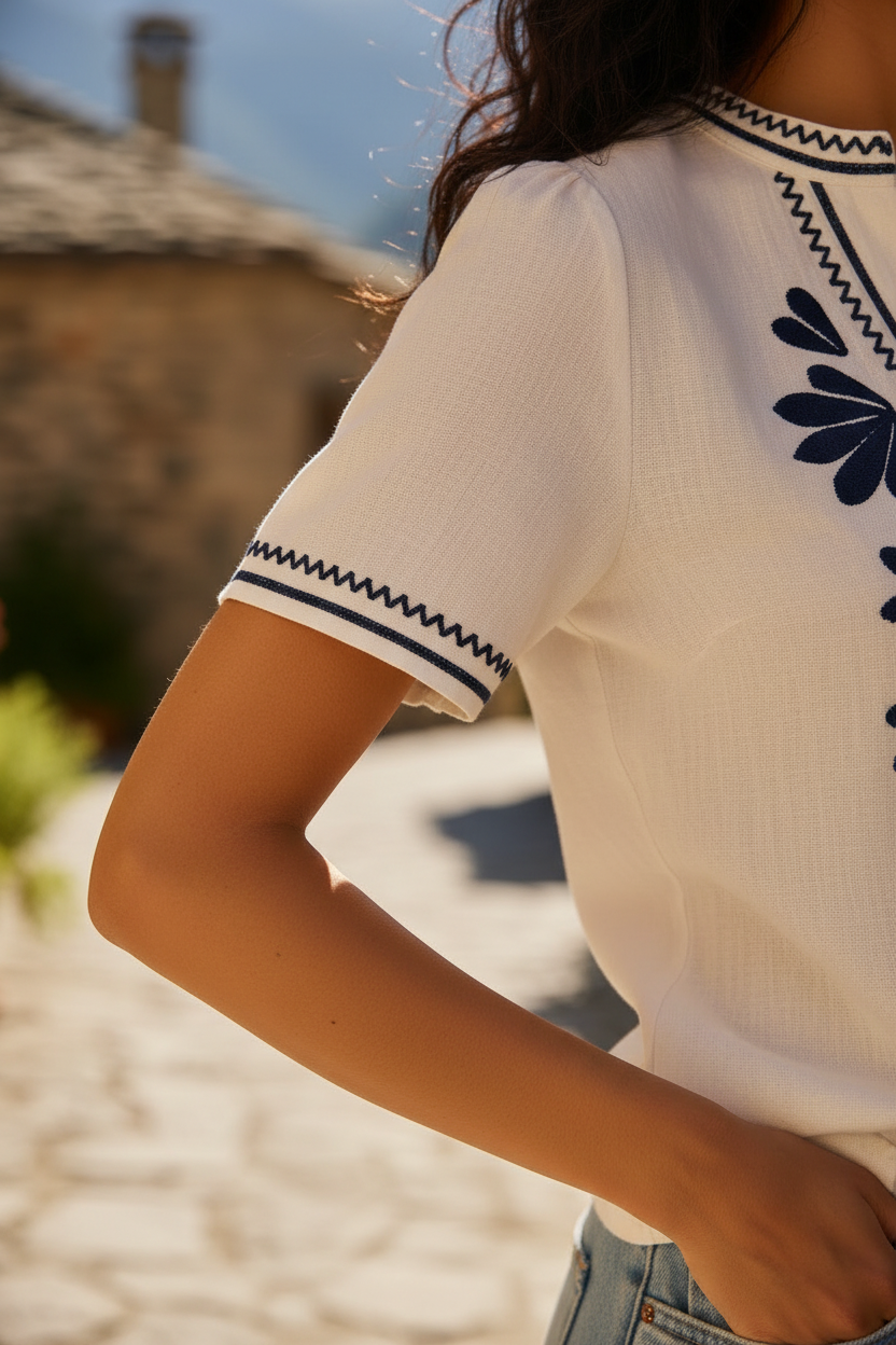 Acabados cuidados y diseño sofisticado para un look casual chic mujer con elegancia mediterránea atemporal, STRANNA