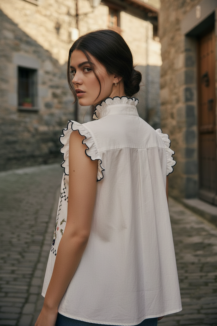 Blusa - espalda lisa