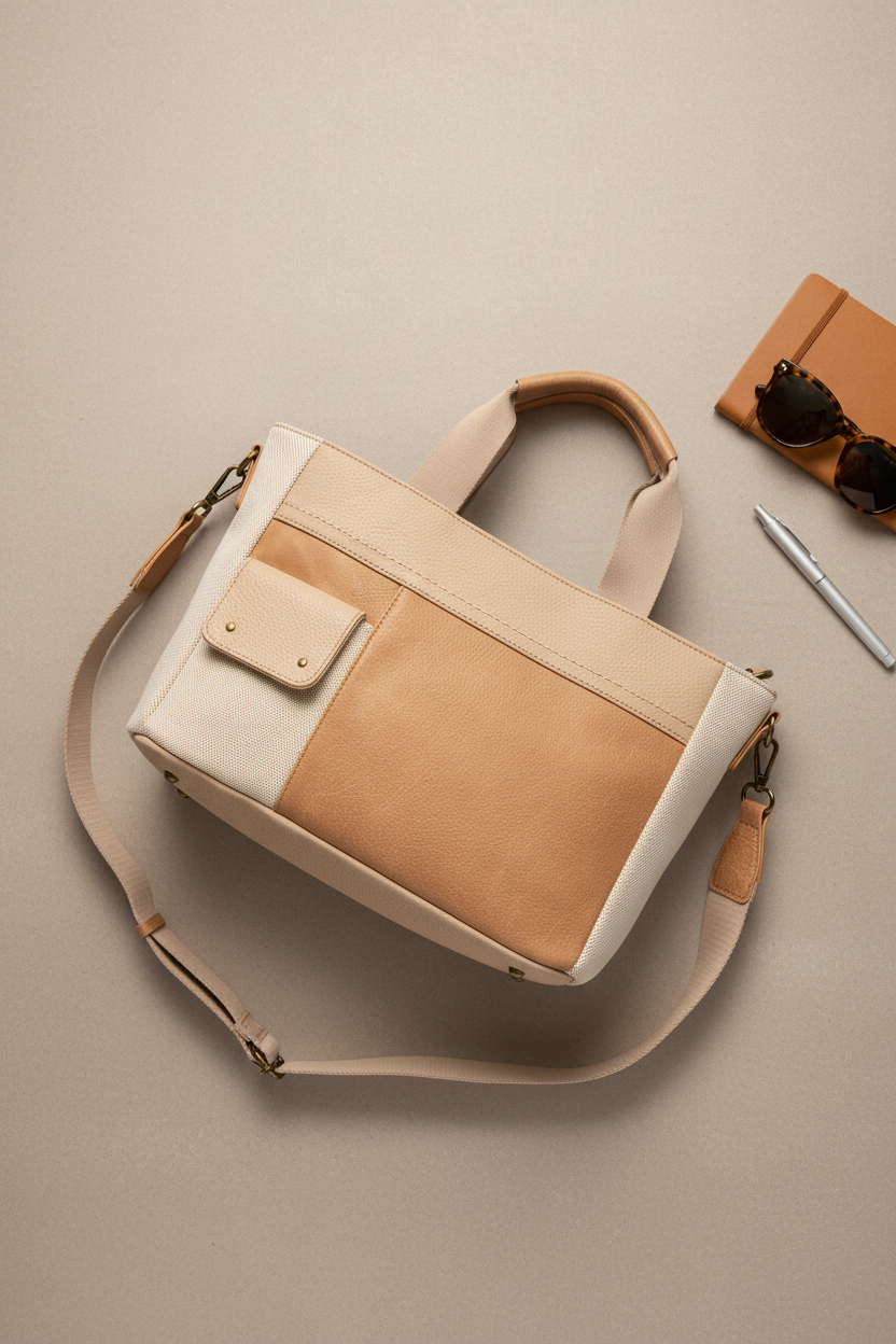 Bolso flat lay vertical