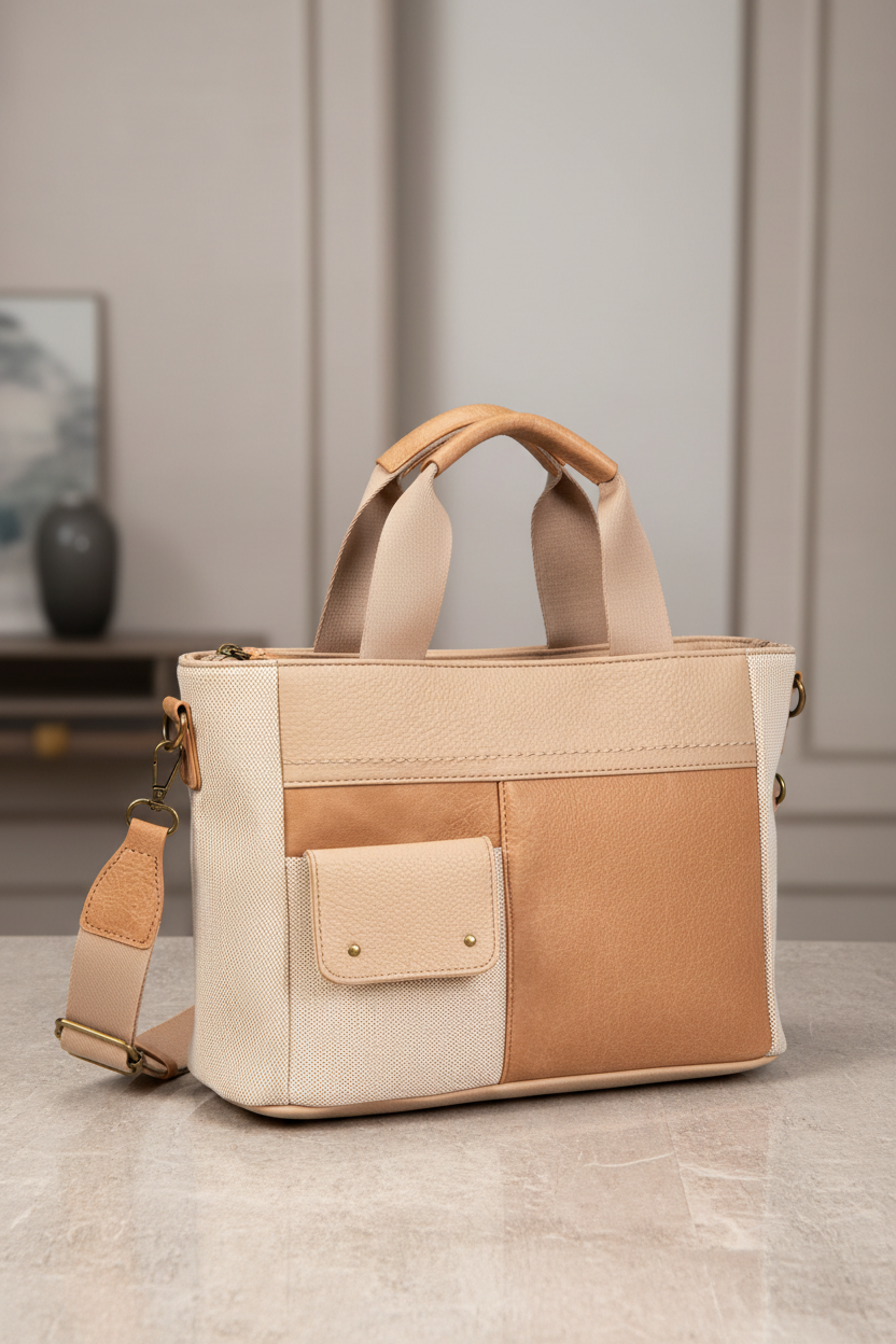 Bolso vista angular vertical