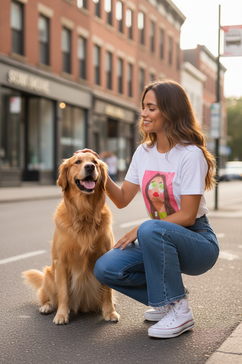 Camiseta DUNA - Con perro