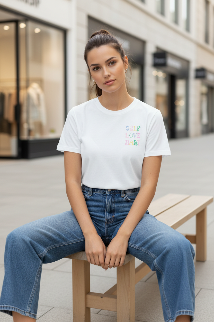 Camiseta SELF - Sentada frontal