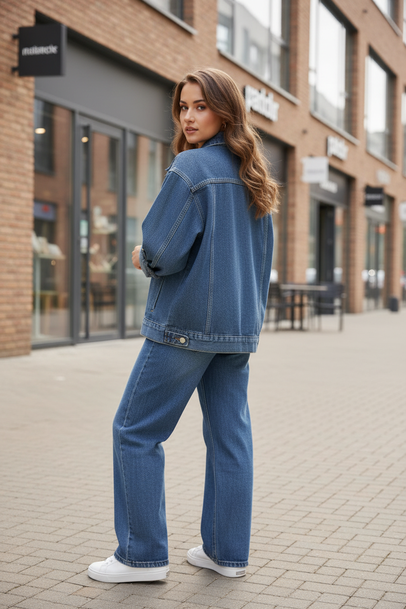 Cazadora denim espalda
