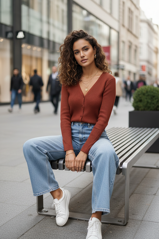 Chaqueta INA - Pose sentada