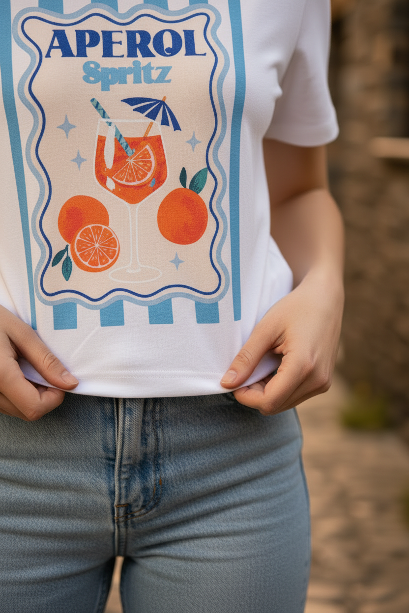 Detalle bajo Aperol