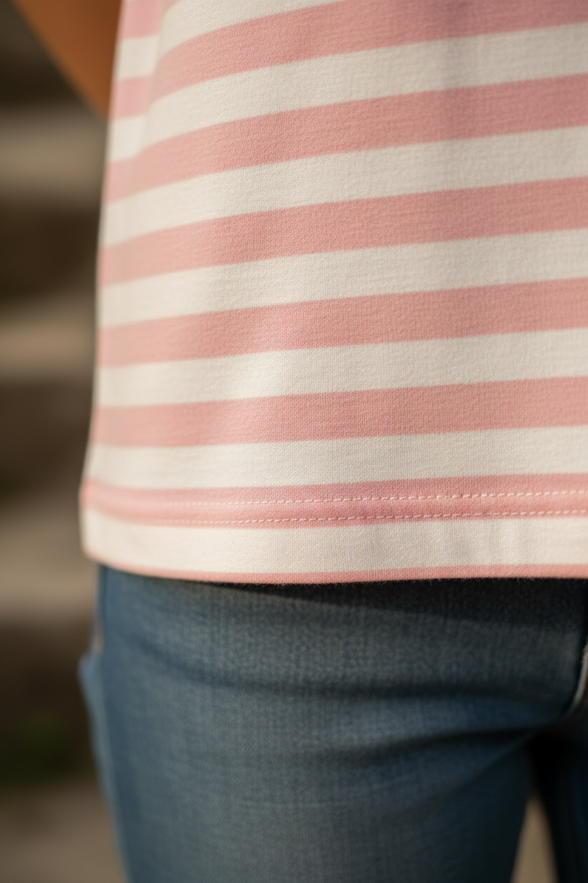 Detalle bajo Camiseta Berta
