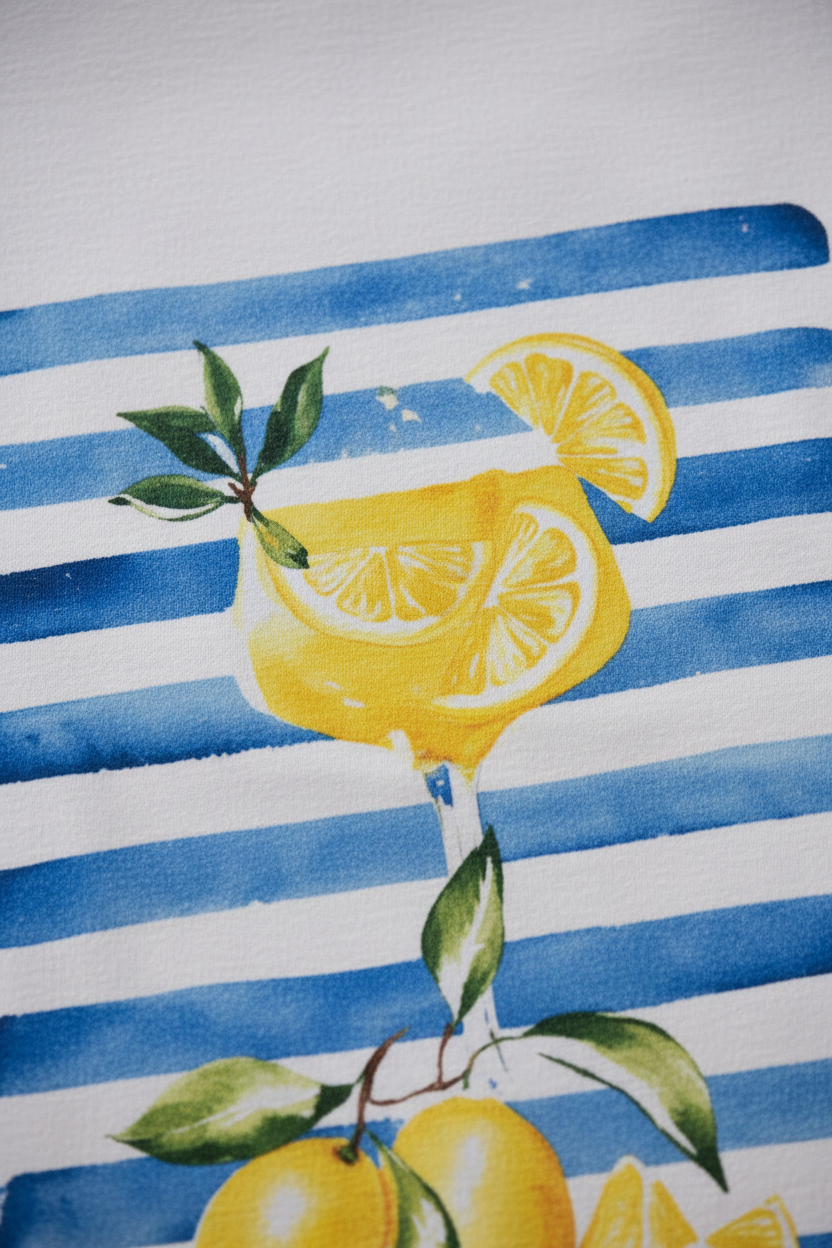 Detalle estampado Camiseta Lemon
