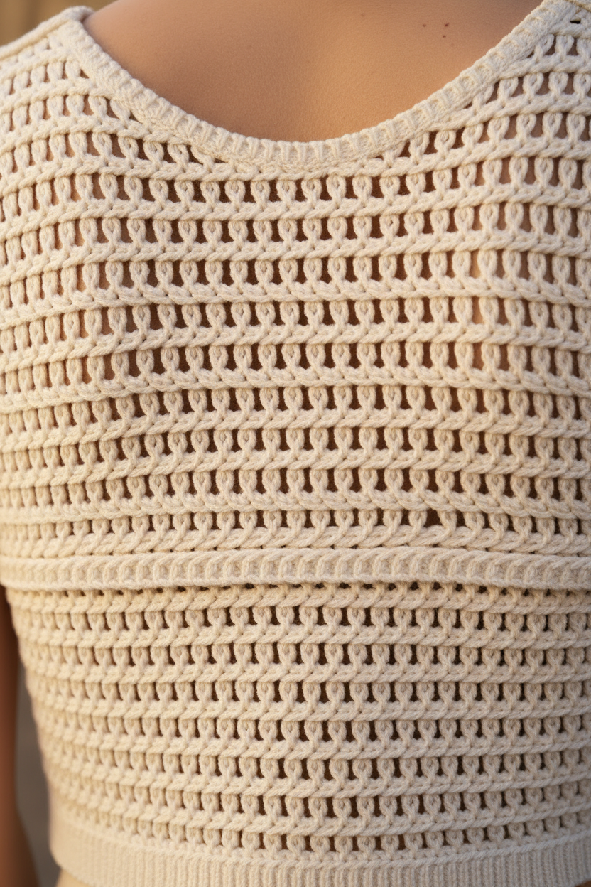 Macro tela rejilla – textura pura, sin modelo