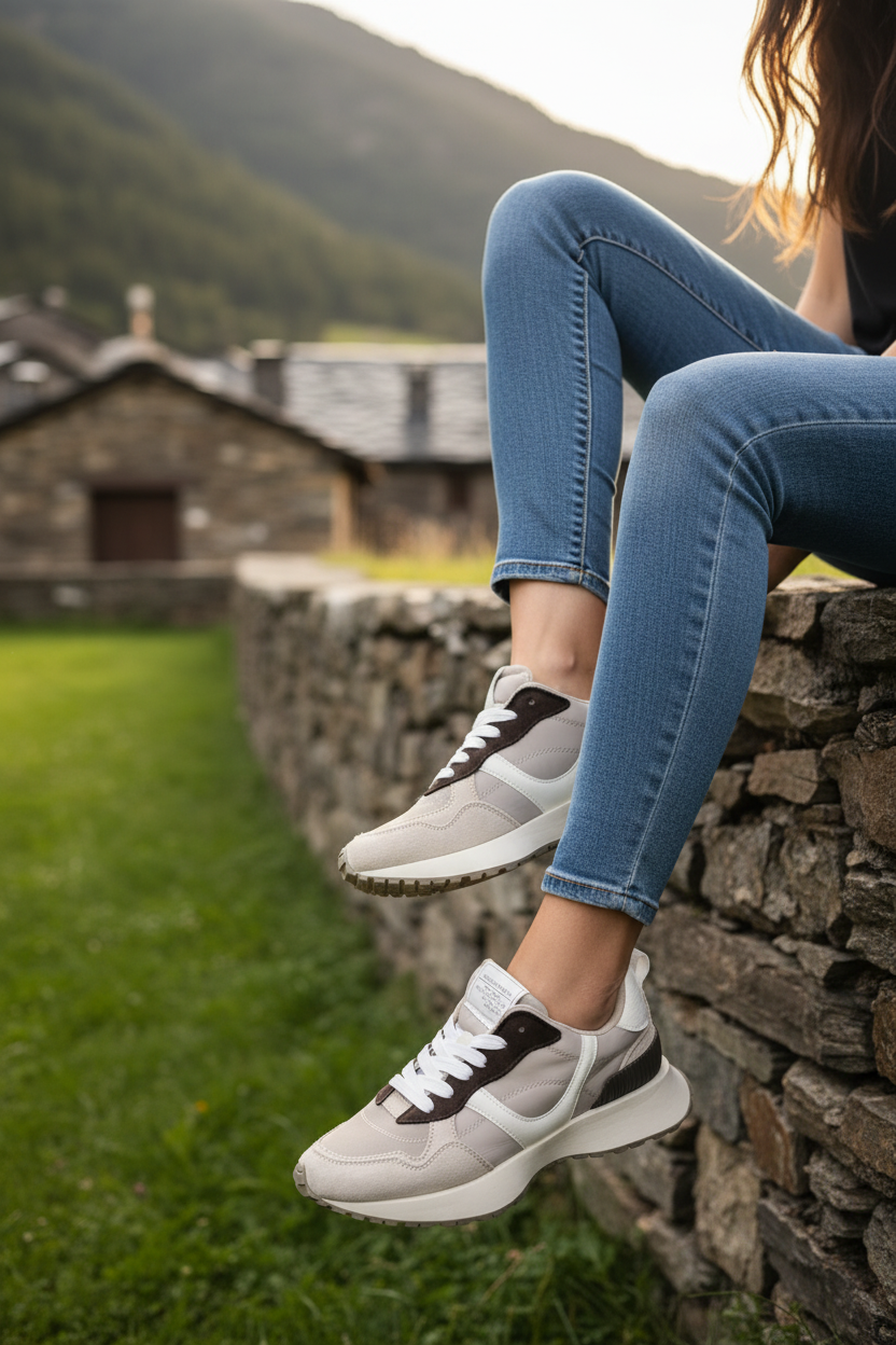 Zapatillas casual elegantes Corina para mujer con diseño moderno en tonos neutros