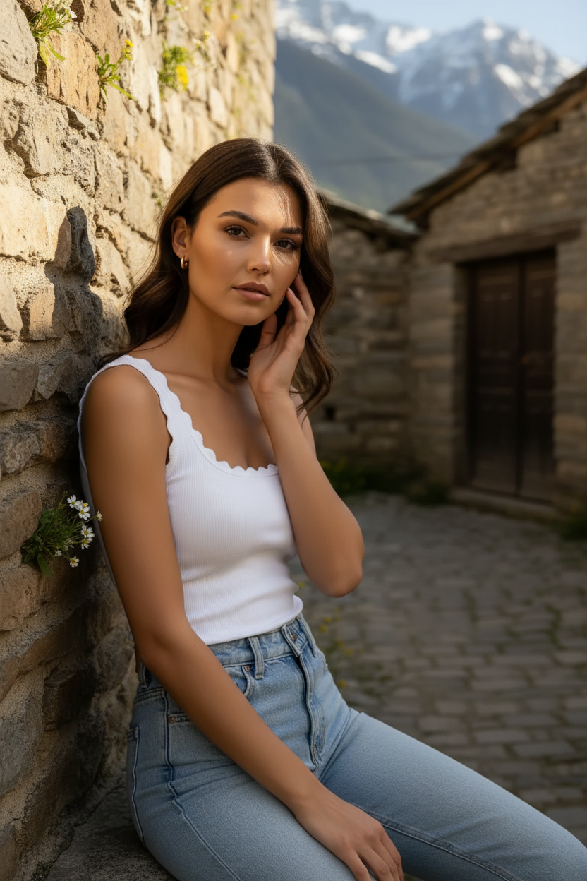 Top ZOE Blanco - Editorial 1