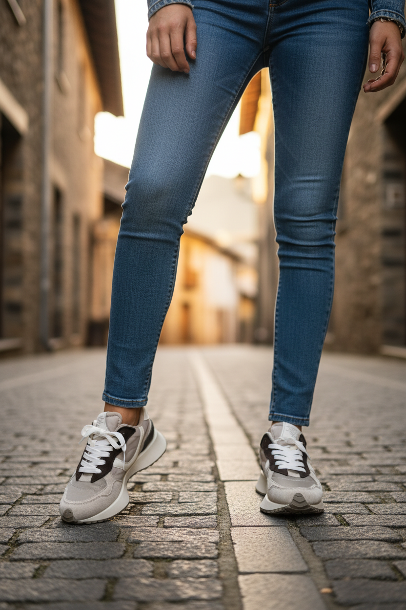 Sneakers Corina STRANNA inspiradas en el estilo parisino y la elegancia mediterránea